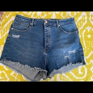 Distressed Free People Shorts